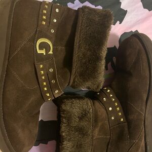 Guess winter boots Brown size 9.5